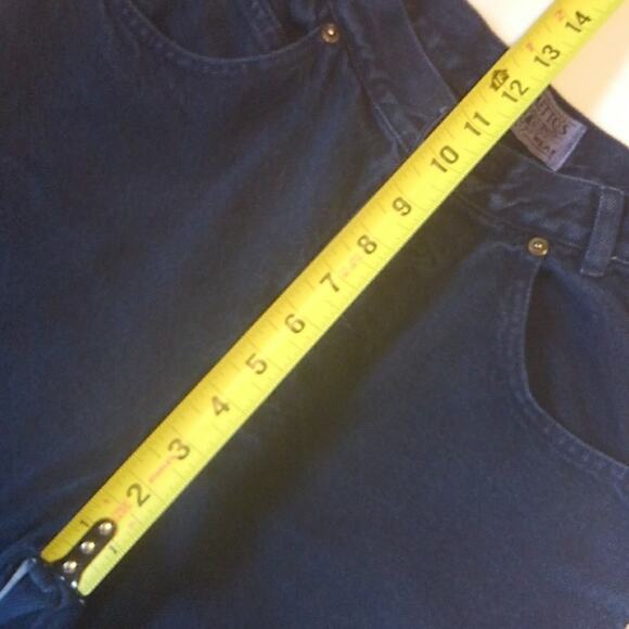 Palmetto's Jeans Wear Dark Navy Button Fly Cotton Denim Blue Jeans SZ 9 - Picture 3 of 8